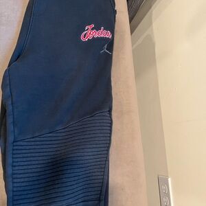 Jordan Black Joggers Size L